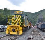 GP38-2 is on the point of the Lehigh Gorge Scenic excursion train at JT today